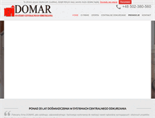 Tablet Screenshot of domar-bielsko.pl